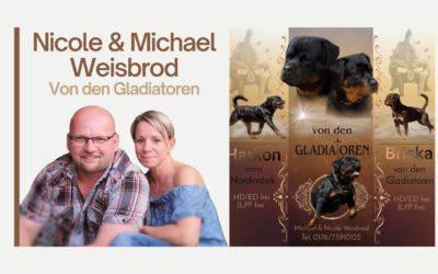 Rottweiler von den Gladiatoren: Eine Zuchtstätte mit Herz und Leidenschaft