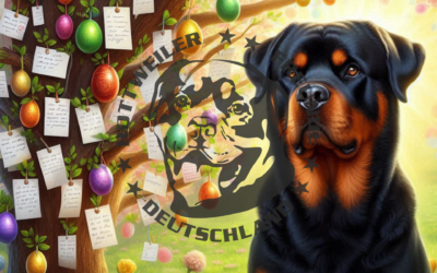 Der große Osterwunschbaum für meine Rotti-Freunde im Tierheim